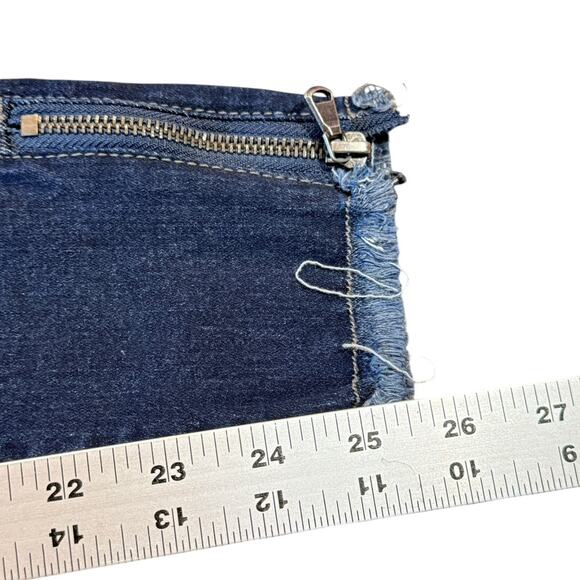 KanCan Women’s Size 5 Skinny Jeans with Zip Ankles and Raw Edge Hem - Picture 5 of 8